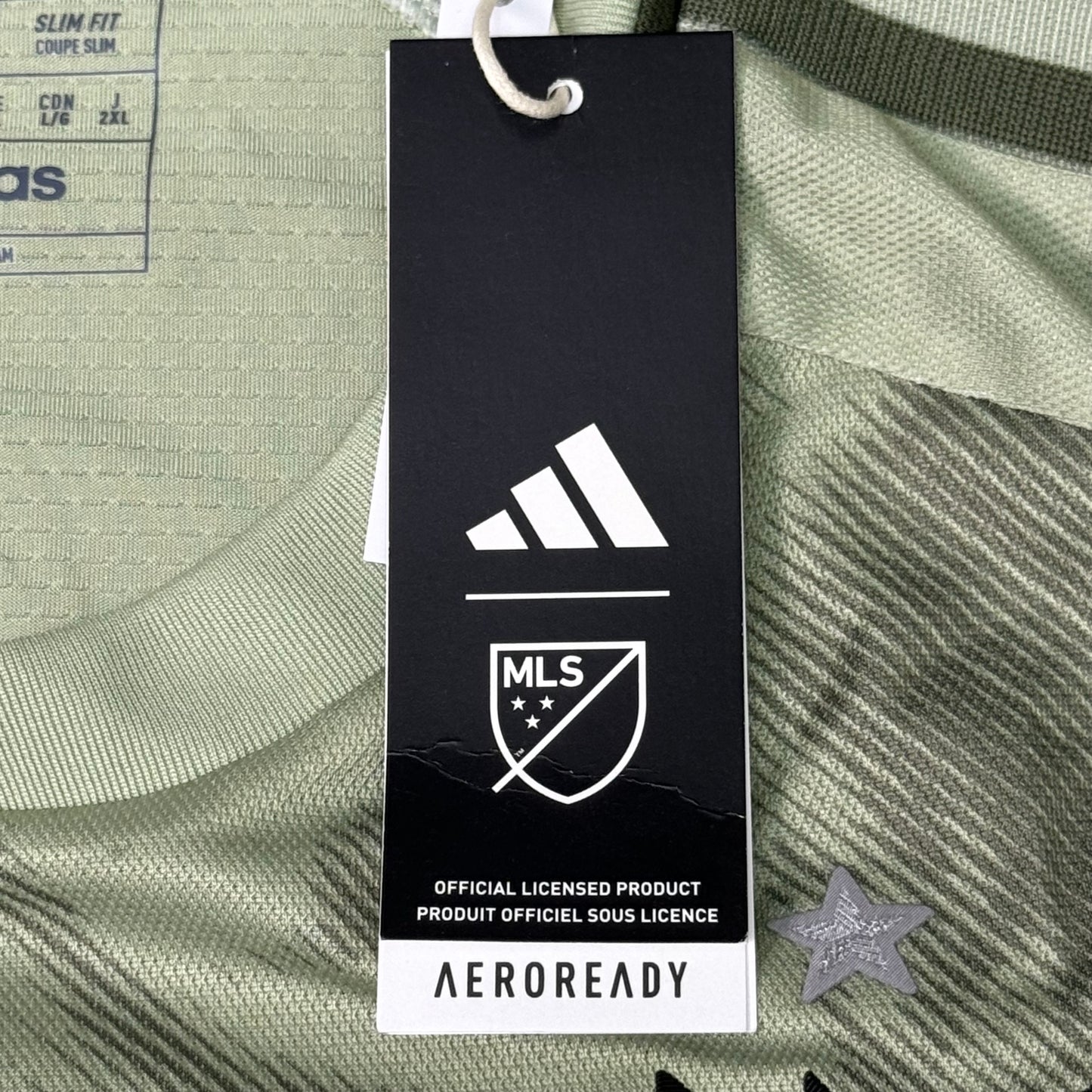 AEROREADY Los Angeles Football Club Jersey Sz-L Green IN2459 210