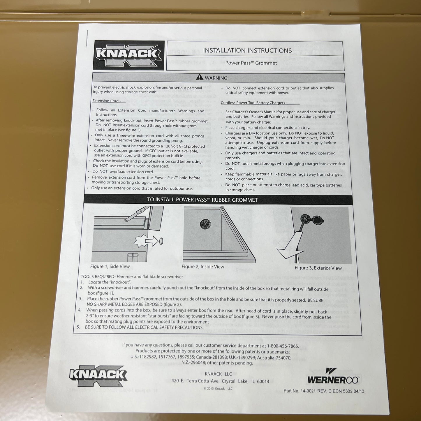 ZA@ KNAACK Storagemaster Jobsite Piano Box w/Junk Trunk Tool Box 89 Sz 61"L X 31"W X 50"H (New Other, Minor Cosmetic Damage) A