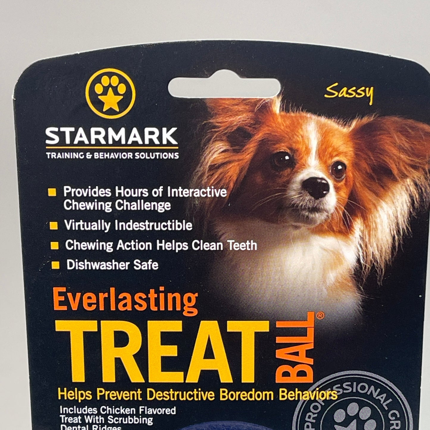 STARMARK Everlasting Dog Treat Ball Small 0.6 oz Blue EXP 03/27 SMTBSDT