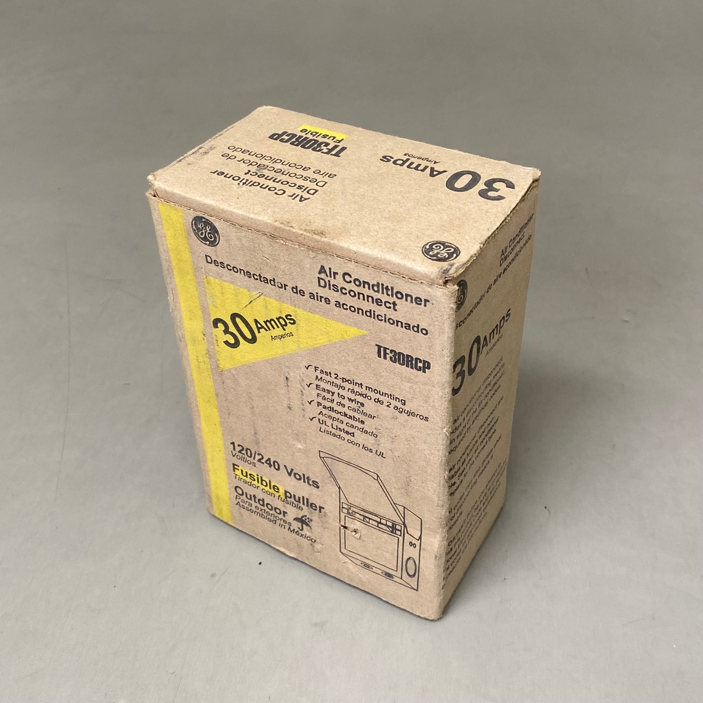 ENERGY INDUSTRIAL SOLUTIONS Air Conditioner Disconnect 9.75"x5.5"x3.75" Grey TF30RCP