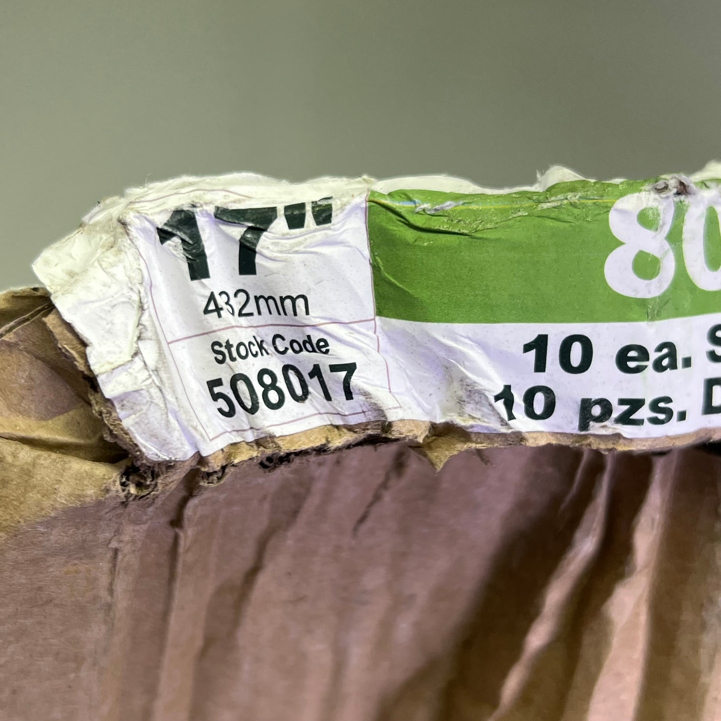 AMERICO (10 PACK) Sand Screen Discs Aggressive Removal 80 Grit - 17" 508017