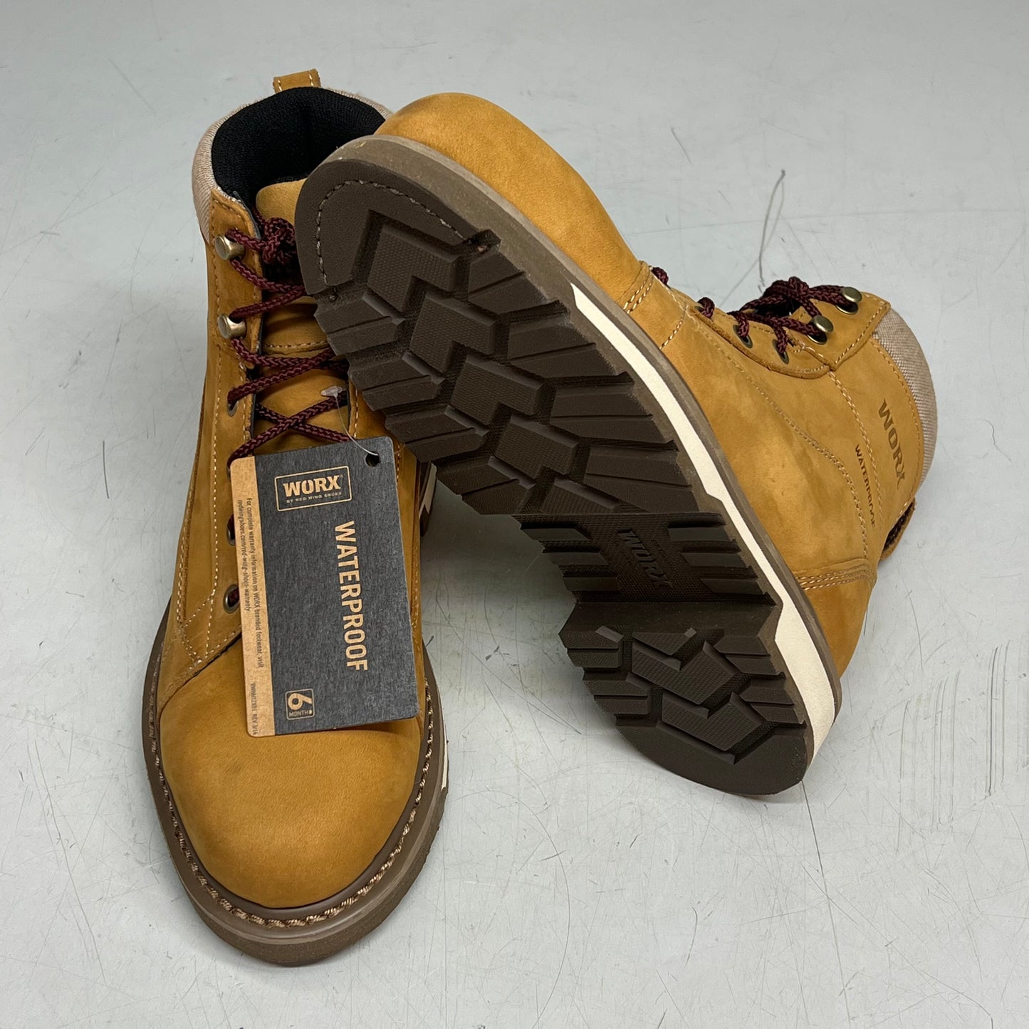 RED WING SHOES Work Boots Waterproof Safety Toe Women's Sz 7.5 W Brown 5161