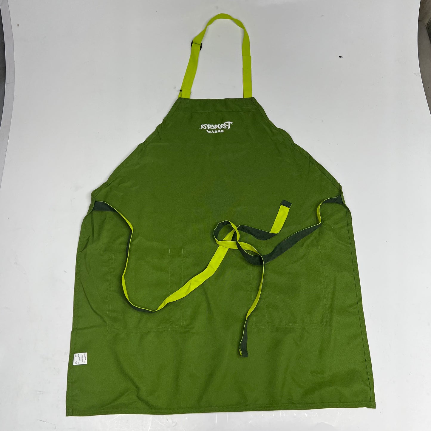 ZA@ PANARA BREAD (10 PACK) Aprons W/ Adjustable Neck Strap & Pockets  33"x28" Green/Bright Green AP0297