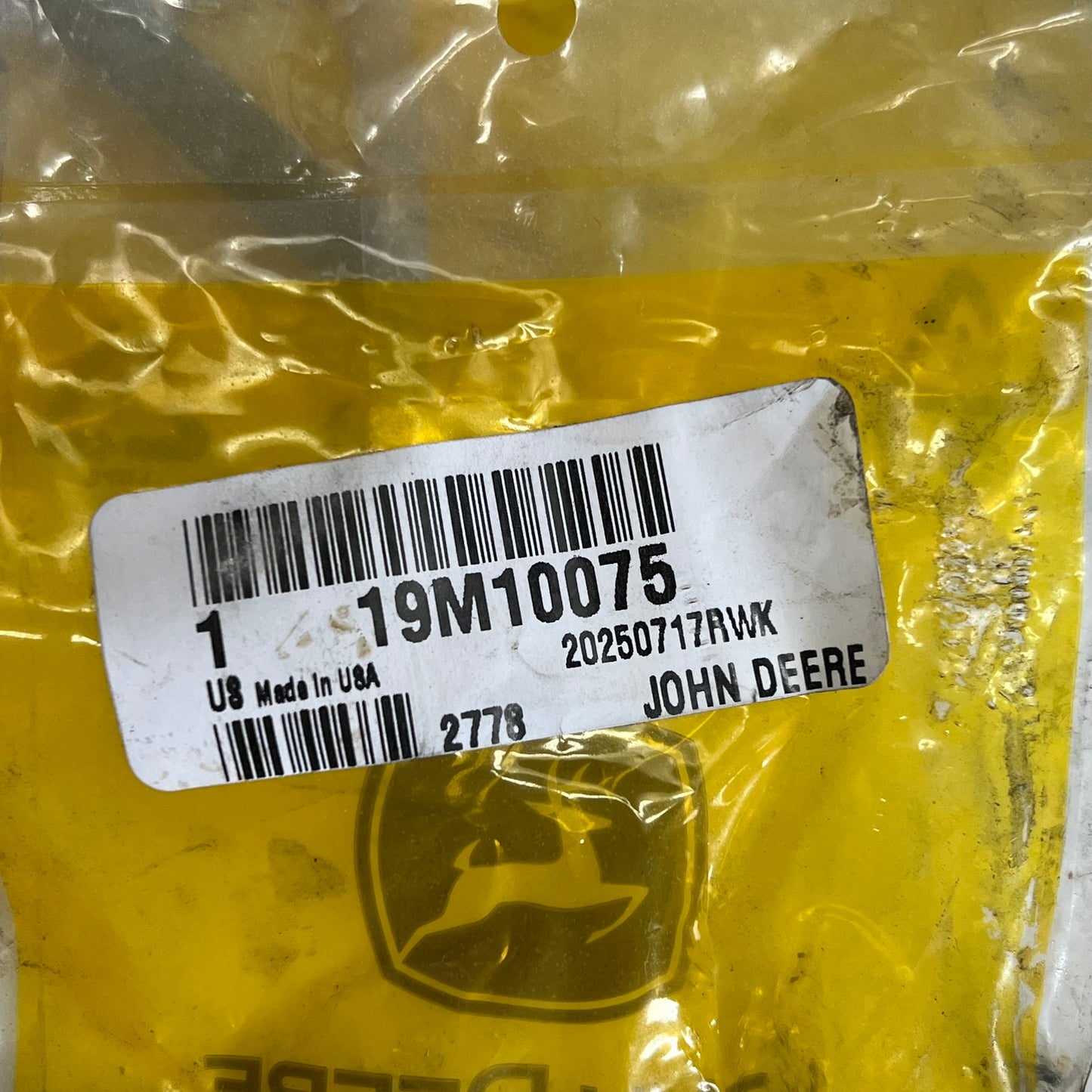 JOHN DEERE (5 PACK) Genuine Oem Hexagonal Head Flanged Screw M8 X 110 19M10075