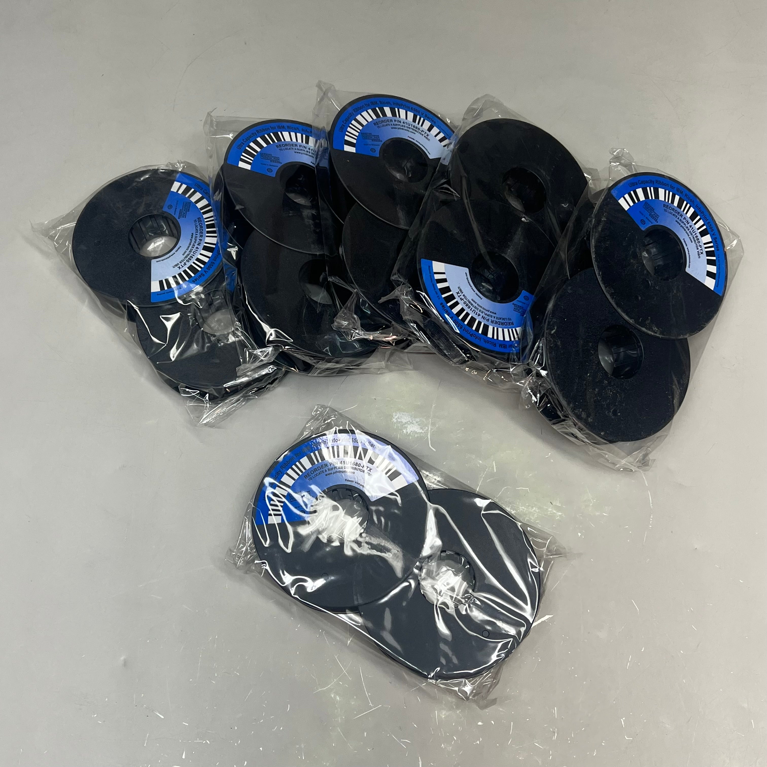 PRINTRONIX (6 PACK) Ultra Capacity Ribbon 6500 V Series Black 41U1680 ...
