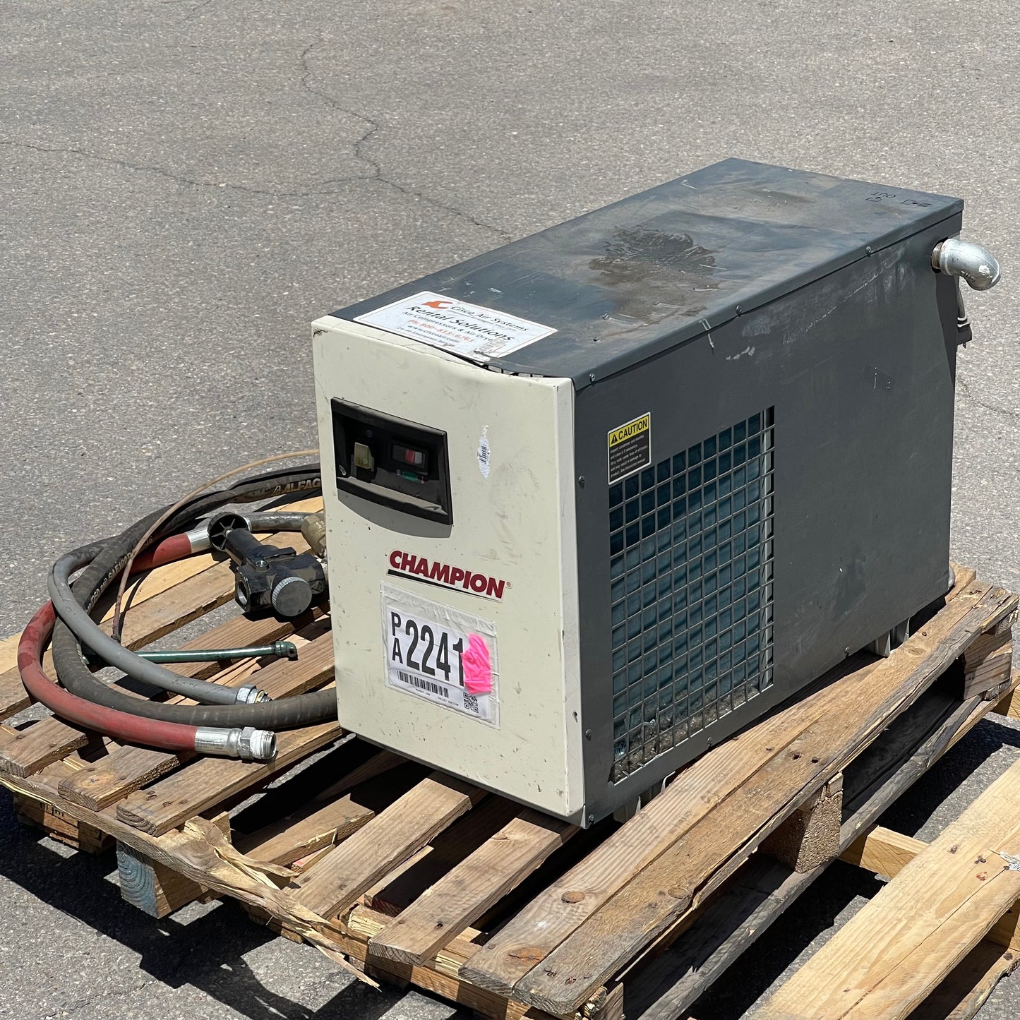 ZA@ Pallet of CHAMPION Refrigerated Air Dryer CGD100A1 (AS-IS)