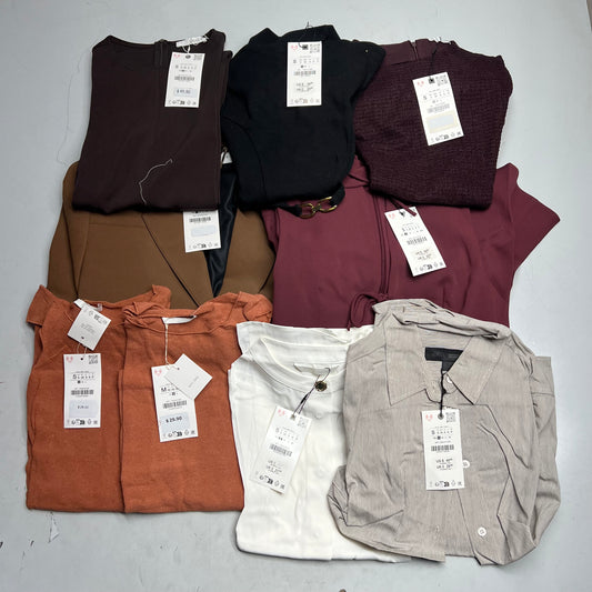 ZA@ ZARA Lot of Assorted Clothing Blazer, Blouses & Dresses Women's Sz S & M