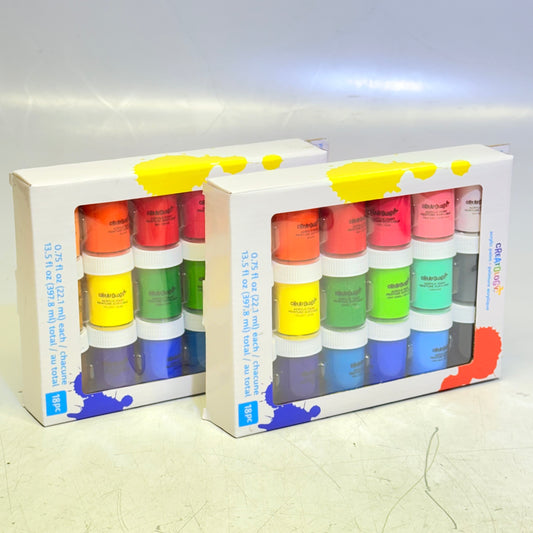 CREATOLOGY (2 PACK) Kids Art Acrylic Paint 18pc 221317