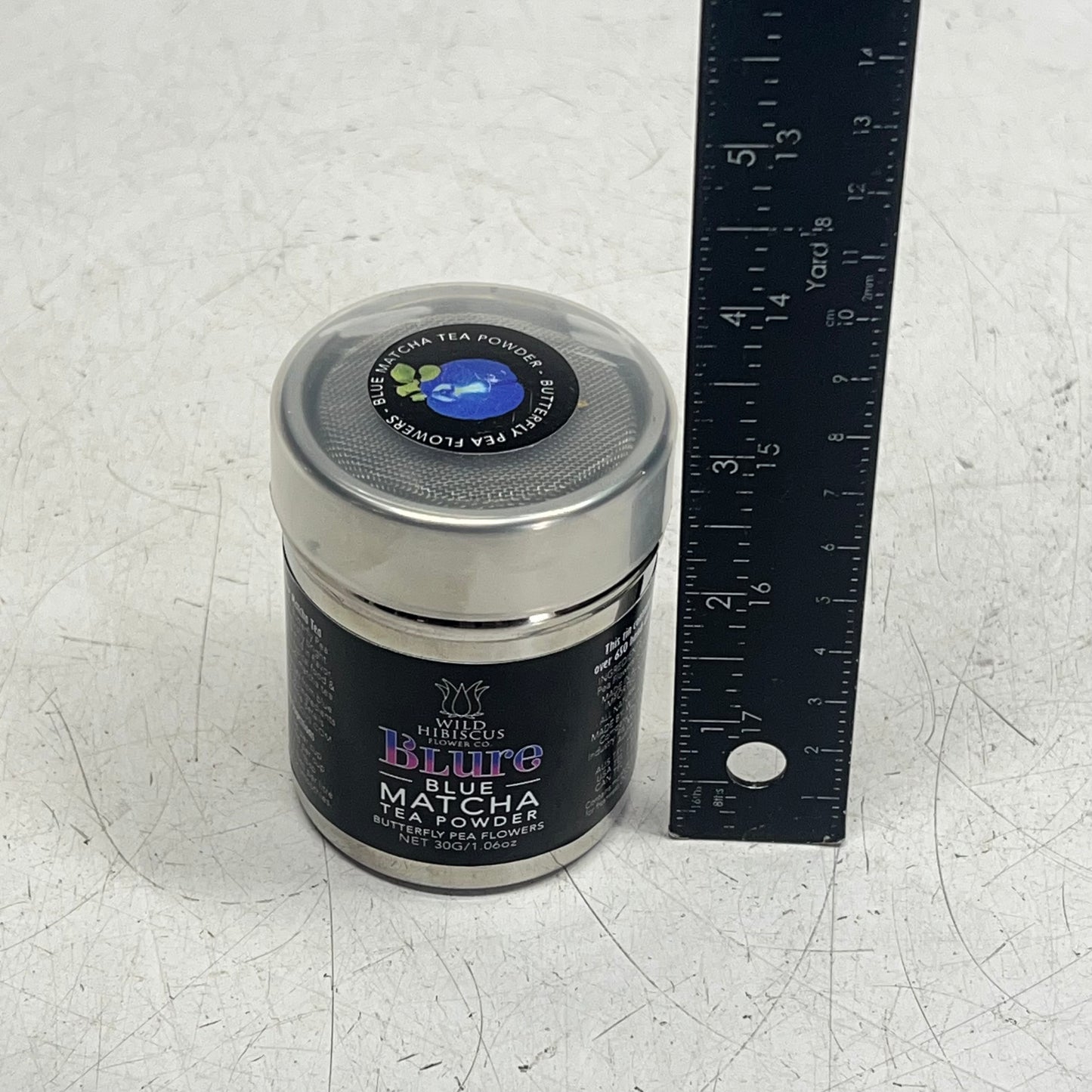 WILD HIBISCUS FLOWER Butterfly Pea Flower Blue Matcha Tea Powder 1.06oz BB 08/|27