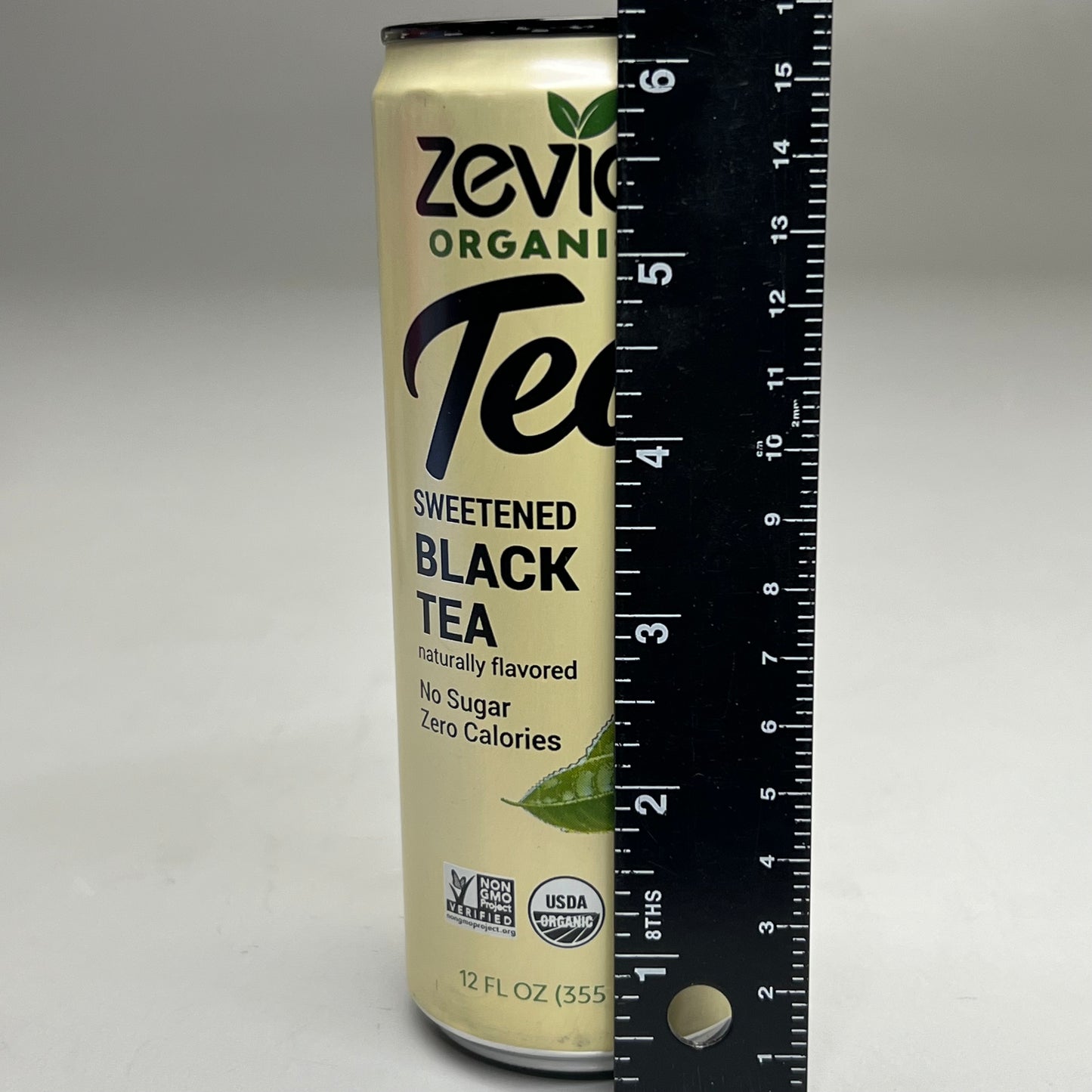 ZA@ ZEVIA 12PK! Organic Tea Sweetened Black Tea 12fl oz Naturally Flavored (02/24)