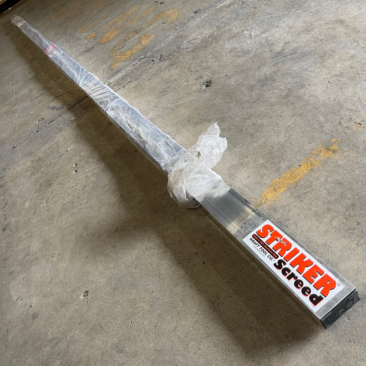 KRAFT TOOL CO. Striker Screed 192”x3-1/2”x1-1/2” ALUMINUM CC612AL