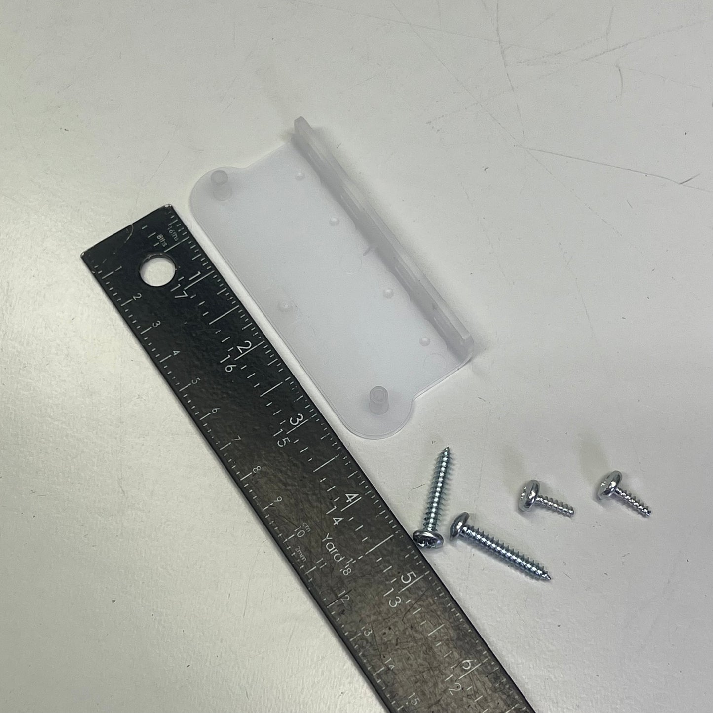 ZA@ ROLLEASE ACMEDA (20 PACK) Flex Chainhold Tension Device For Manual Roller Shades  Frosted Clear RB91-1363-004020