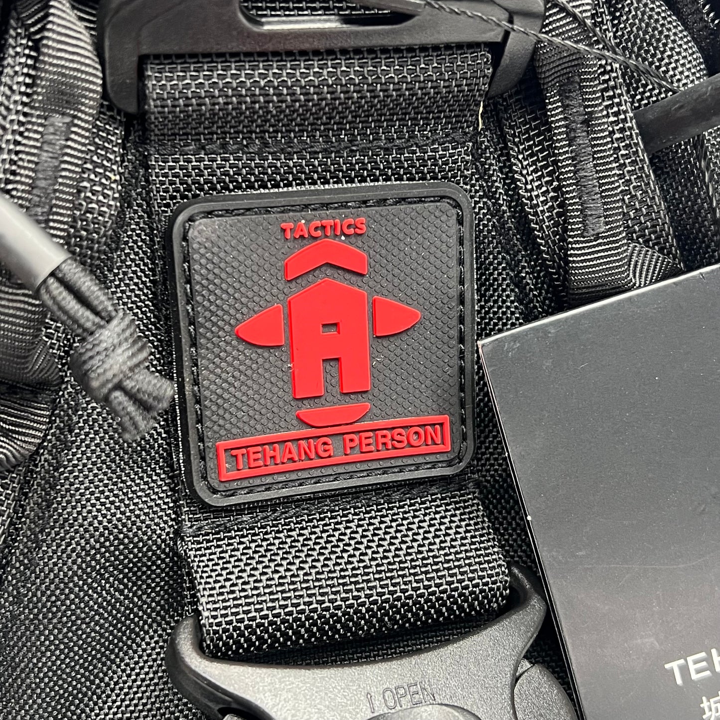TEHANG PERSON Multipurpose Tactical Backpack 500d Nylon 14"x9" Black TP-T80