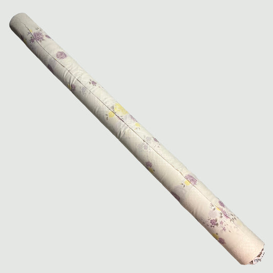 PVC Faux Lace Floral Dinning Table Cloth 54"x60' White/Yellow/Purple LA-0533D