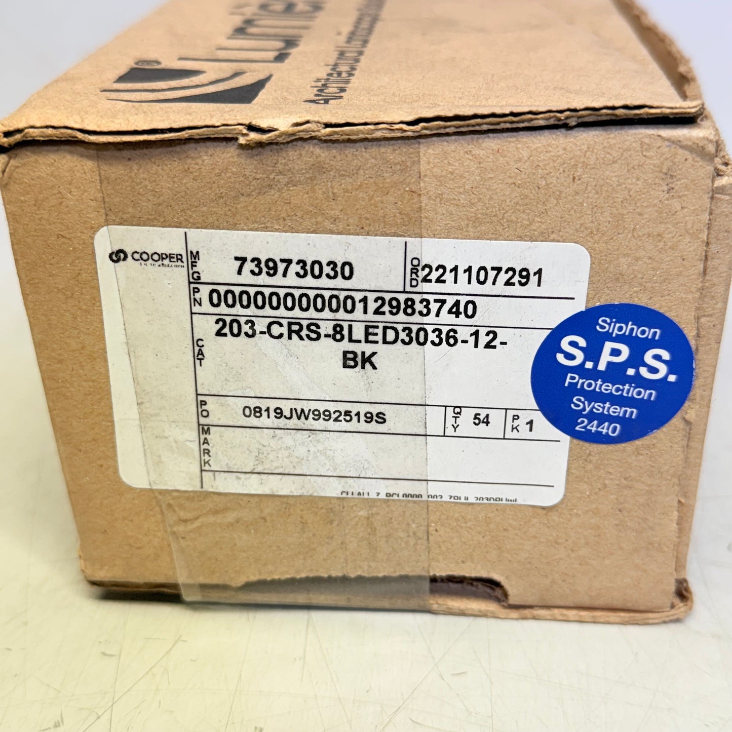 COOPER Lumiere Cambria 203 Black 12v Commercial Grade Light Fixture New