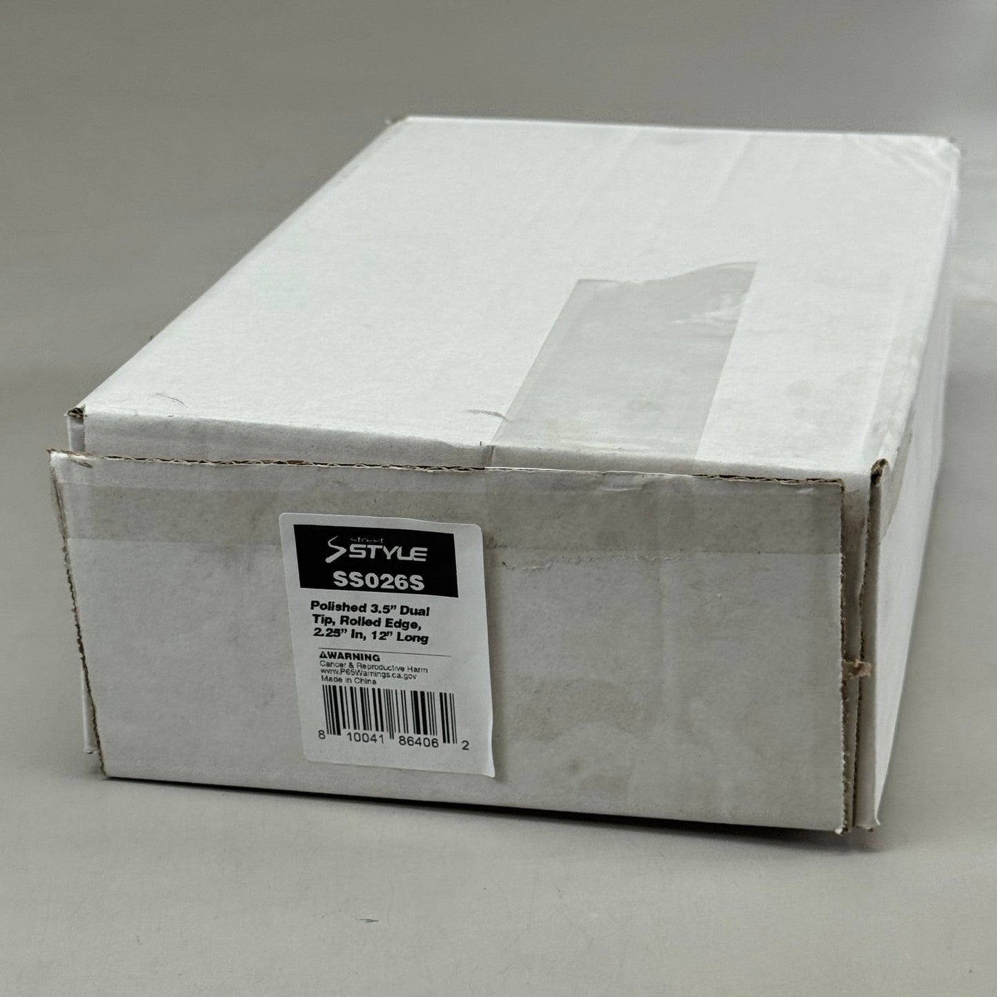 STREET STYLE  Polished Stainless Dual Exhaust Tip 12"Lx7.5"W SS026S