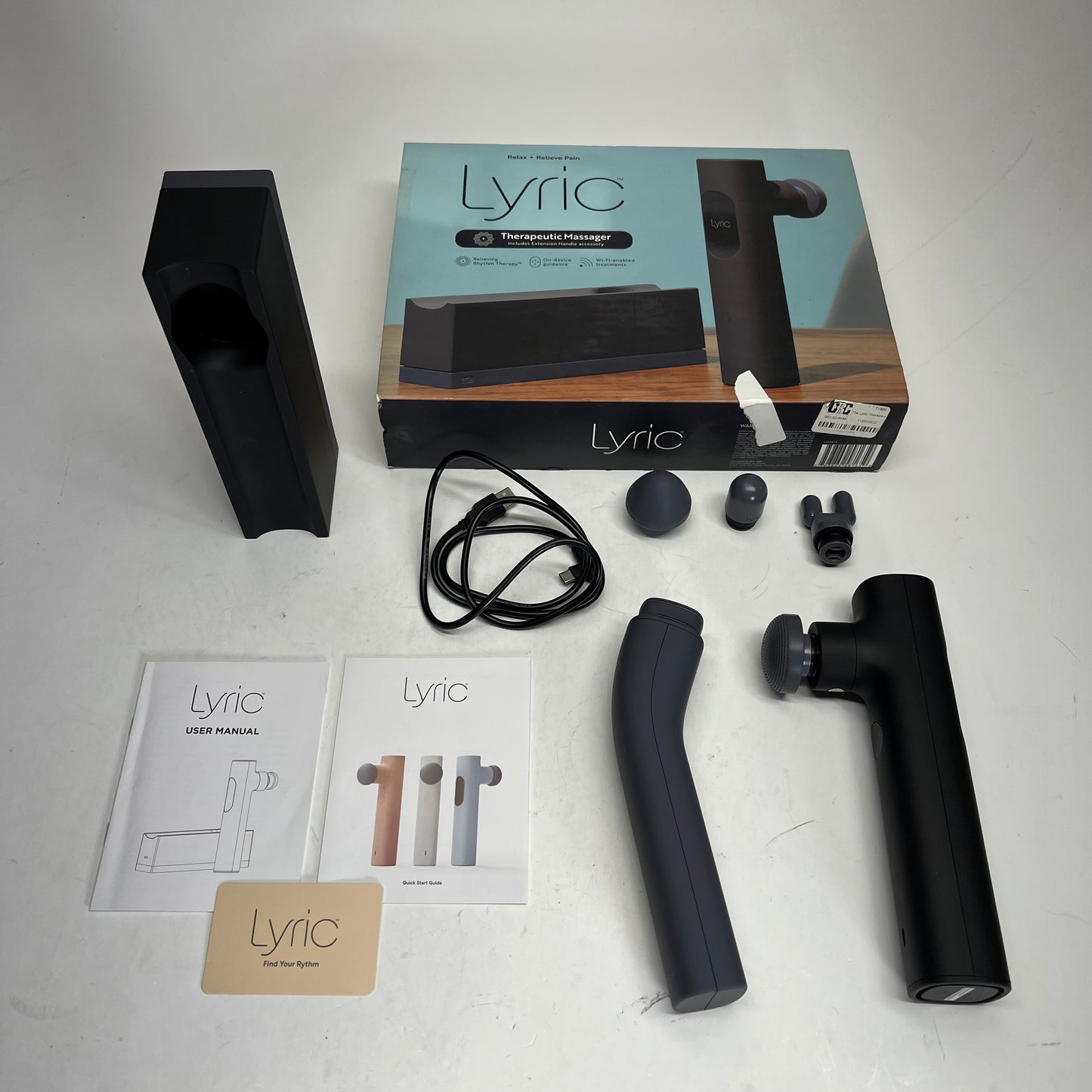 ZA@ LYRIC Therapeutic Massager Rhythm Therapy Granite LYRC8087 (As-is)