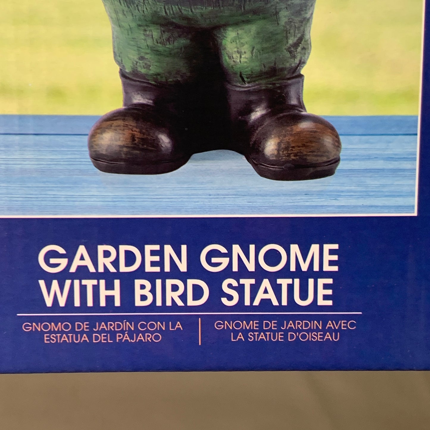 ALPINE Garden Gnome Holding Bird Home & Garden Accents WAC406 (New)
