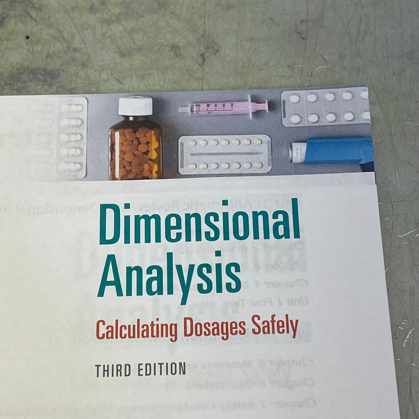 DIMENSIONAL ANALYSIS CALCULATING DOSAGES SAFTLEY 3RD ED Paperback Book