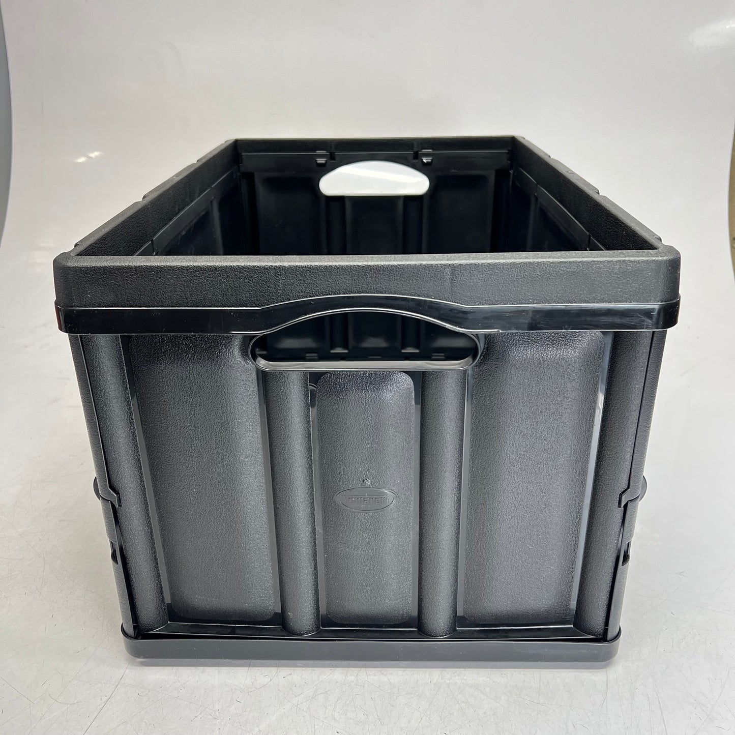 CLEVER MADE (3 PACK) Collapsible Storage Bins 65 L 100lb Weight Cap Black