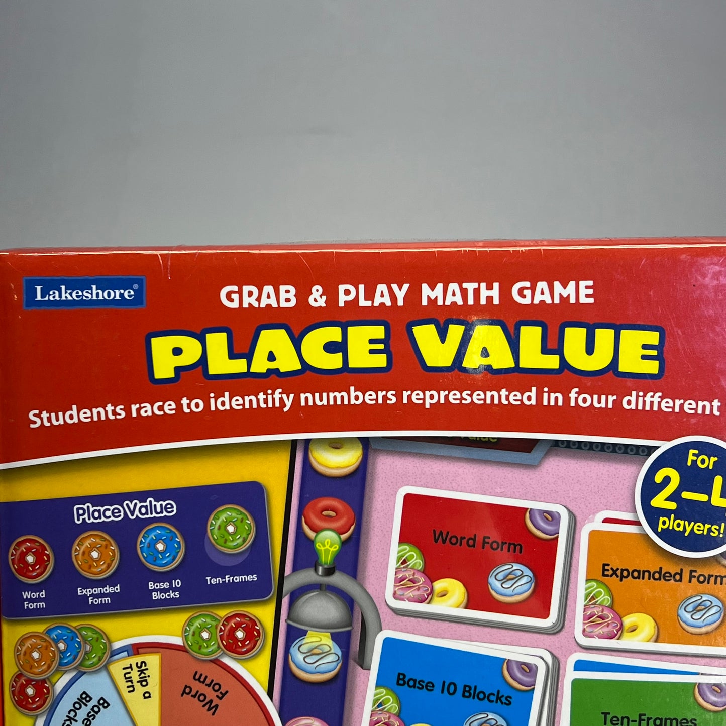LAKESHORE  Easy To Play Learning Place Value Grab & Play Game Grade 1-2 LM254