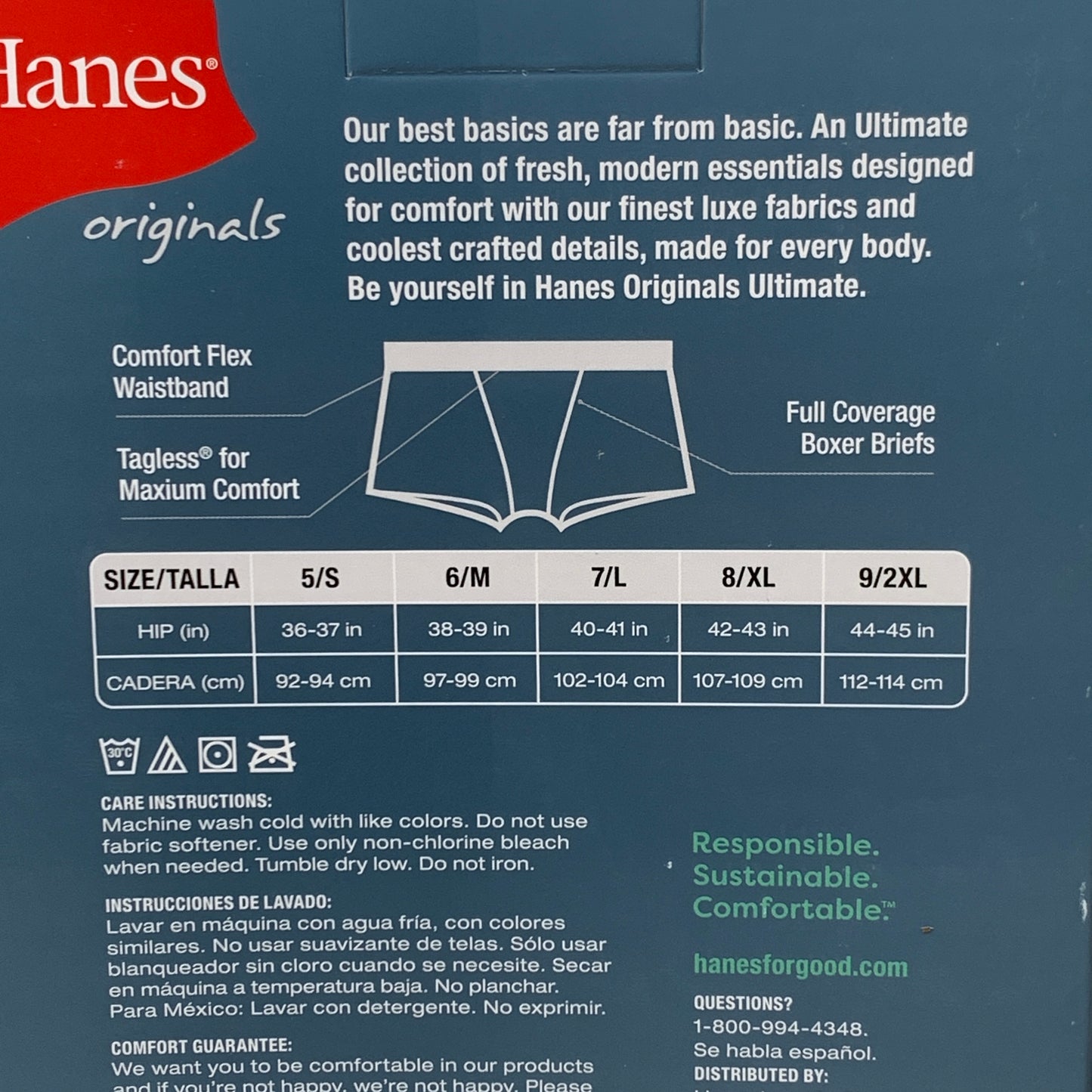 HANES 3 PACK!! Originals Women's Breathable Cotton Boxer Briefs Underwear Sz S Blue/Buff/Pink 45OUBB