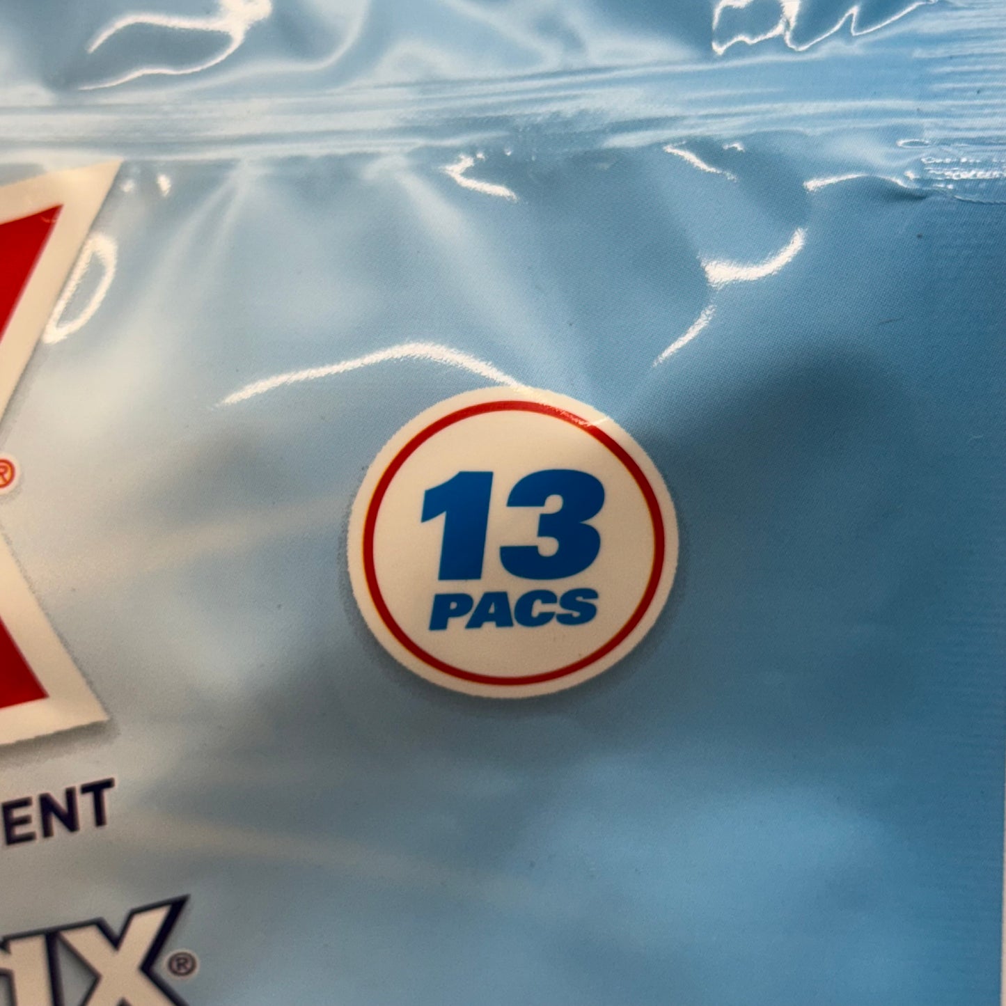 AJAX Laundry Detergent ProPax Free & Clear Unscented (4 Pack of 13) 9.2oz