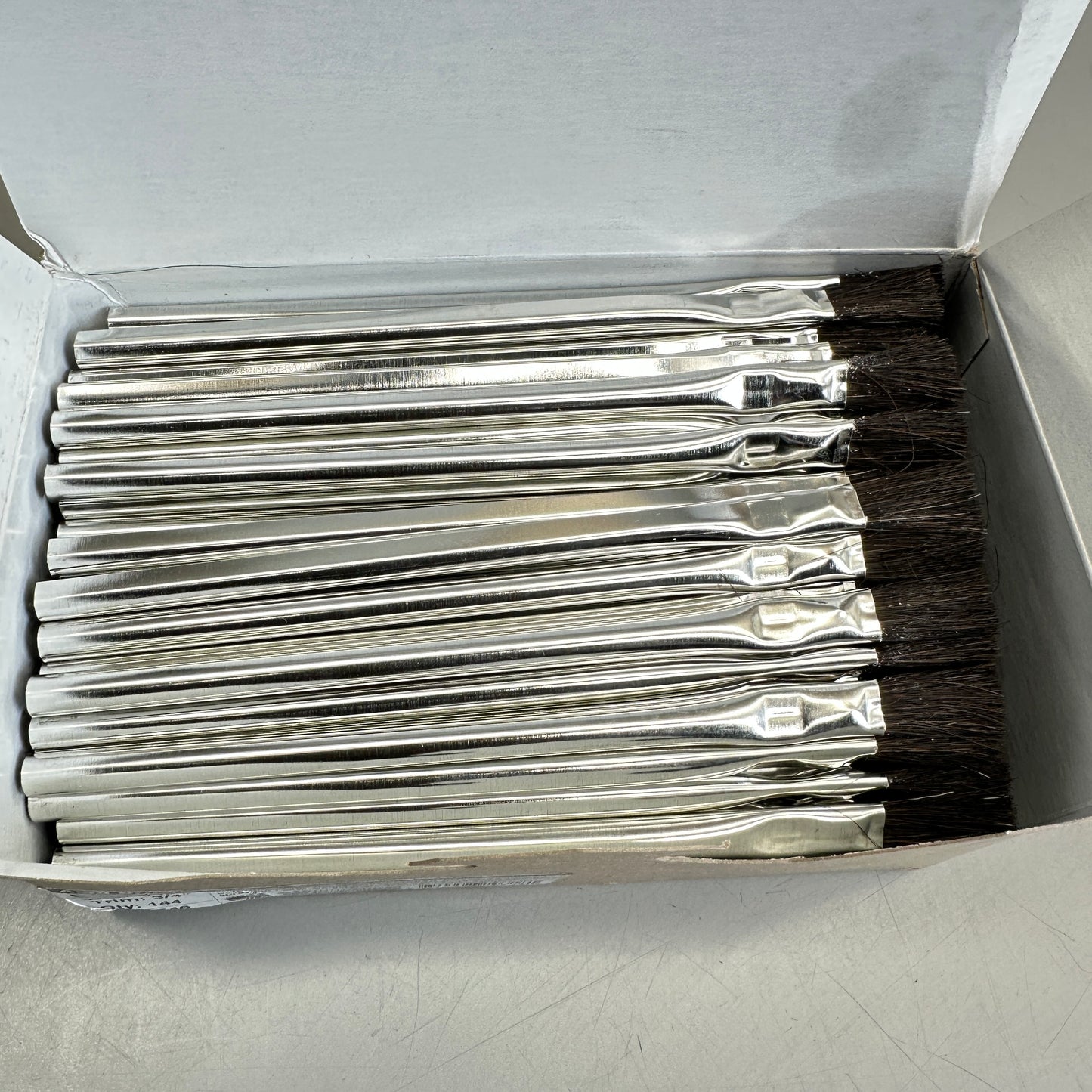 ACID (144Pack) Paint Brushes Black and Chrome