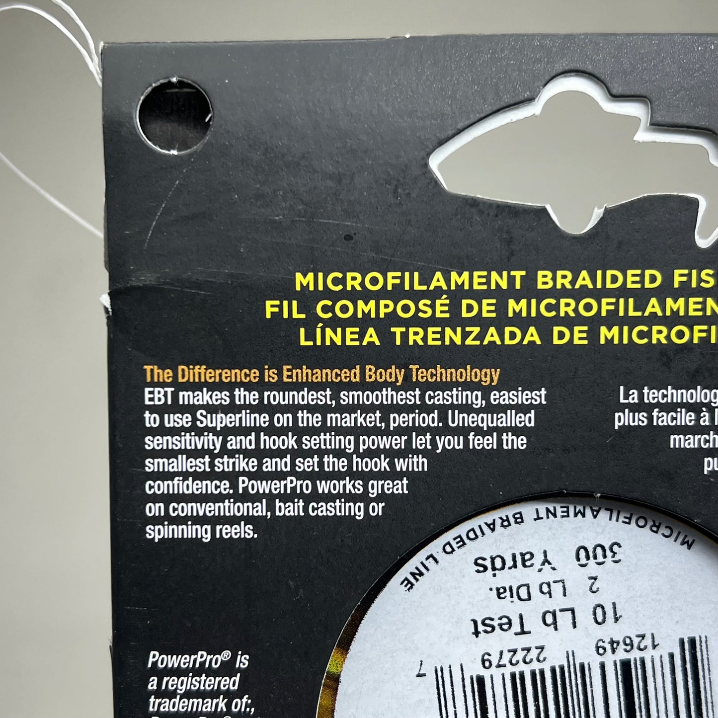 POWER PRO Microfilament Braided Fishing Line 10lbsx300yrds White 31500100300W