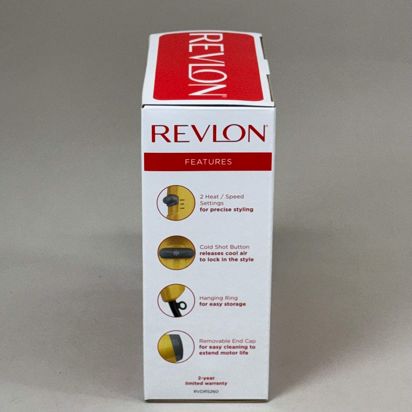 REVLON Super Lightweight and Compact 1875W Ionic Hair Dryer Yellow RV477