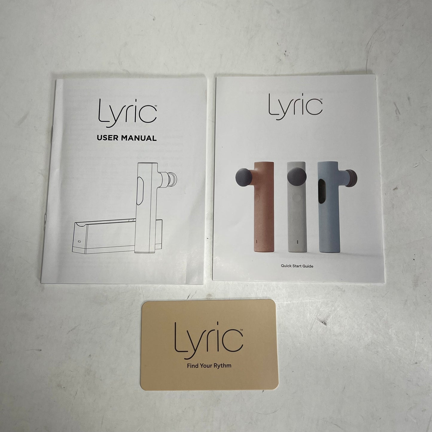 ZA@ LYRIC Therapeutic Massager Rhythm Therapy Granite LYRC8087 (As-is)