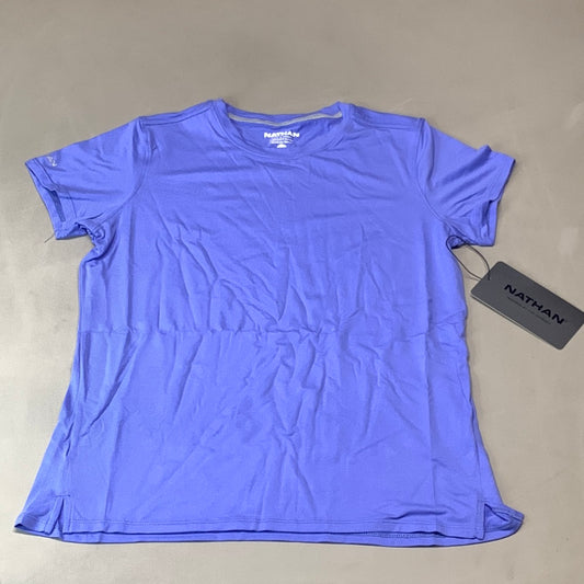 NATHAN Dash Short Sleeve Tee Shirt 2.0 Women's Sz S Baja Purple NS51280-70025-S (New)
