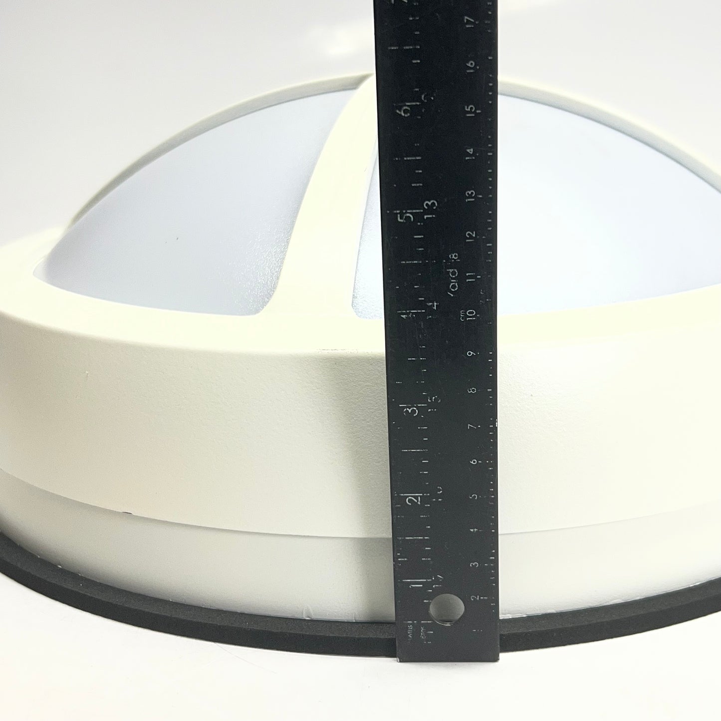 COOPER High Powered Led Exterior Rated Round Surface Mount Fixture 15" White TRF15-LD4-20W-40-OPL-WH-UNV-EDD1