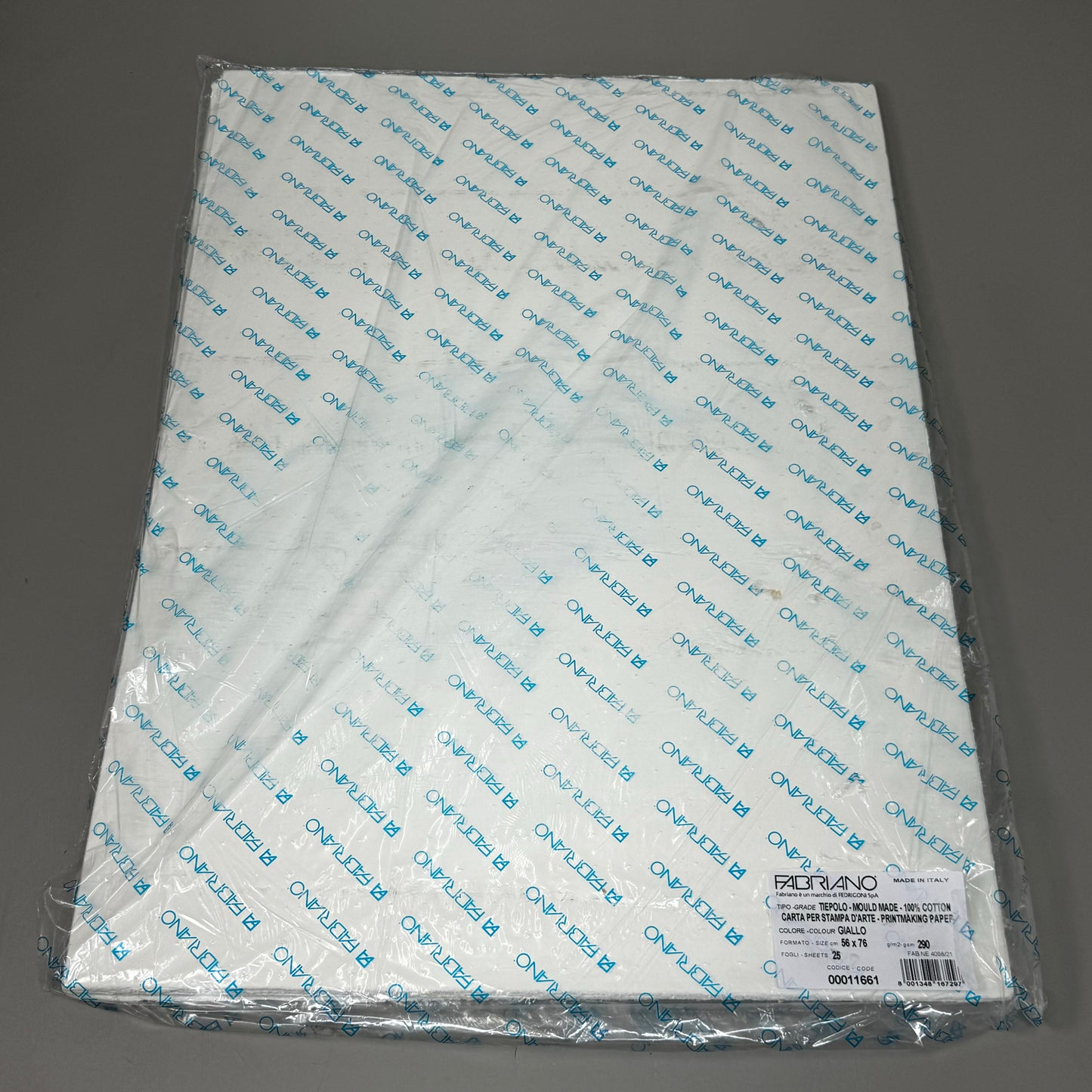 FABRIANO (25 Sheets) Tiepolo Sheets 22"x30" Soft White 290 gsm 00011661