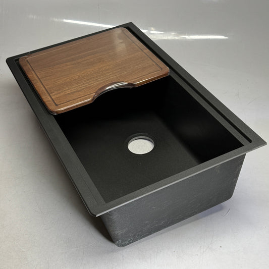 Z@ ELKAY SCHOCK Chelsea N100X Onyx (Black) w/Cutting Board GERMANY