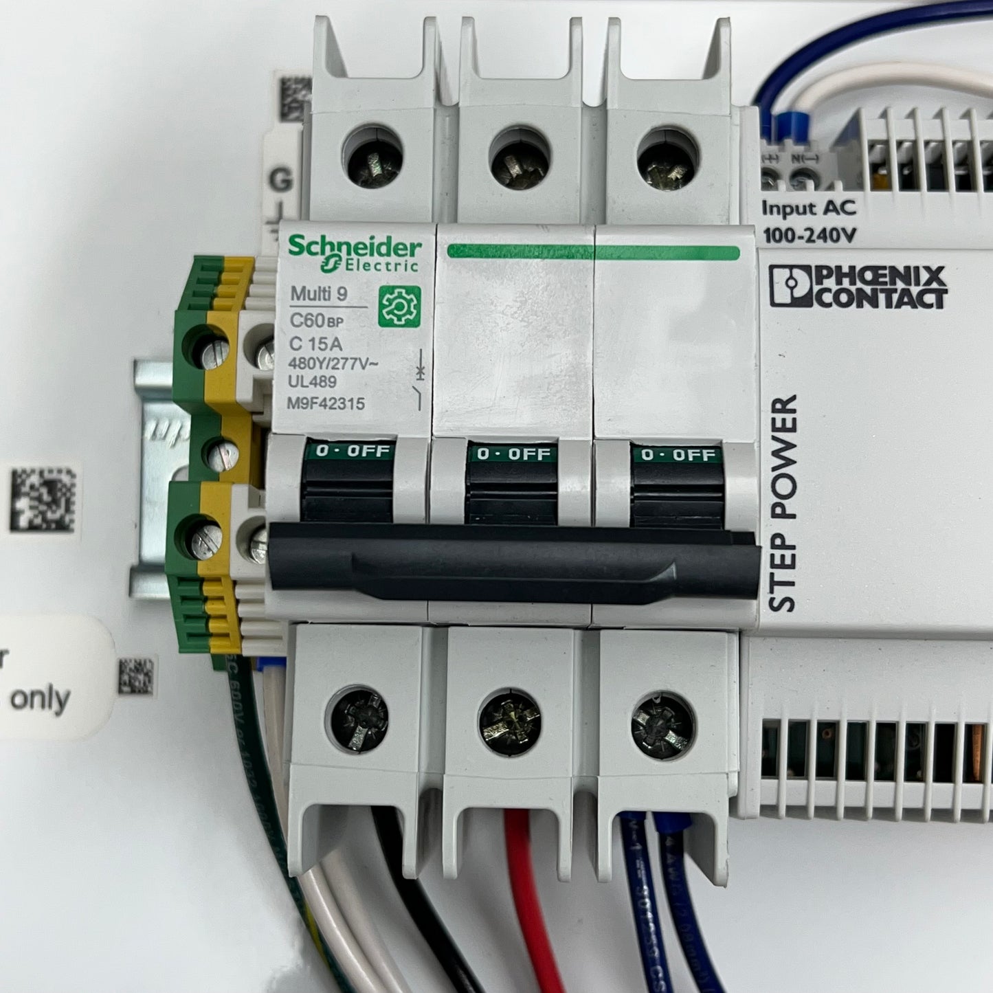 SCHNEIDER ELECTRIC PowerLogic HDPM6000, 6000R, 15A 3 Pole, PHOENIX Step Power