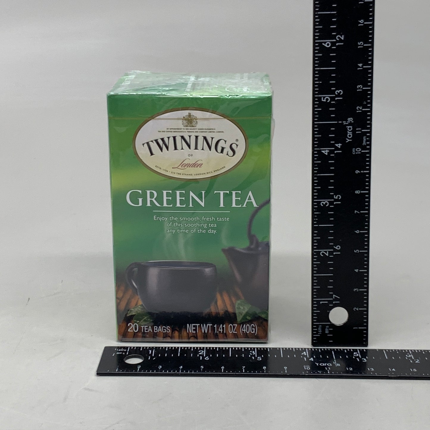 TWININGS (6 PACK) 120 Bags Pure Green Tea of London Best By 04/22/2025