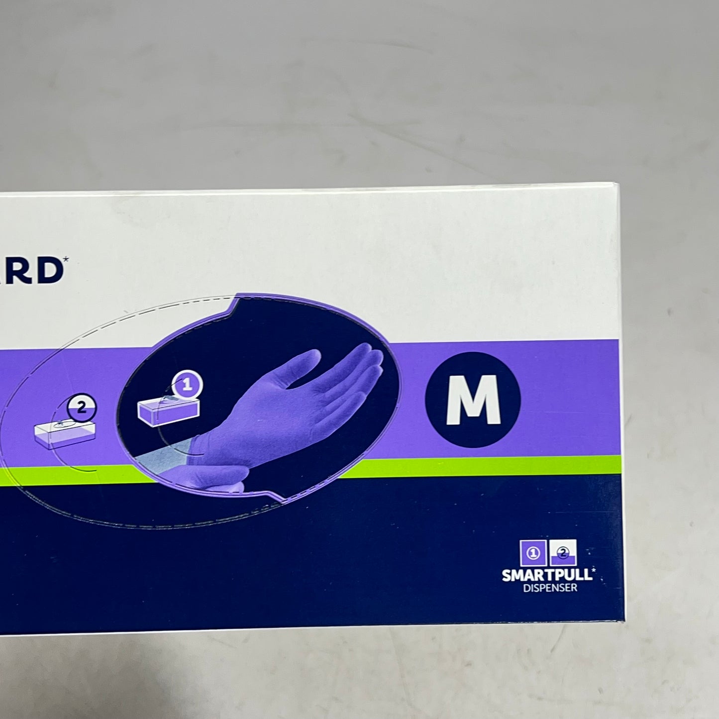 HALYARD (2 PACK, 100 GLOVES EACH) Exam Gloves Unisex Sz M Purple 55082 BB 04/30