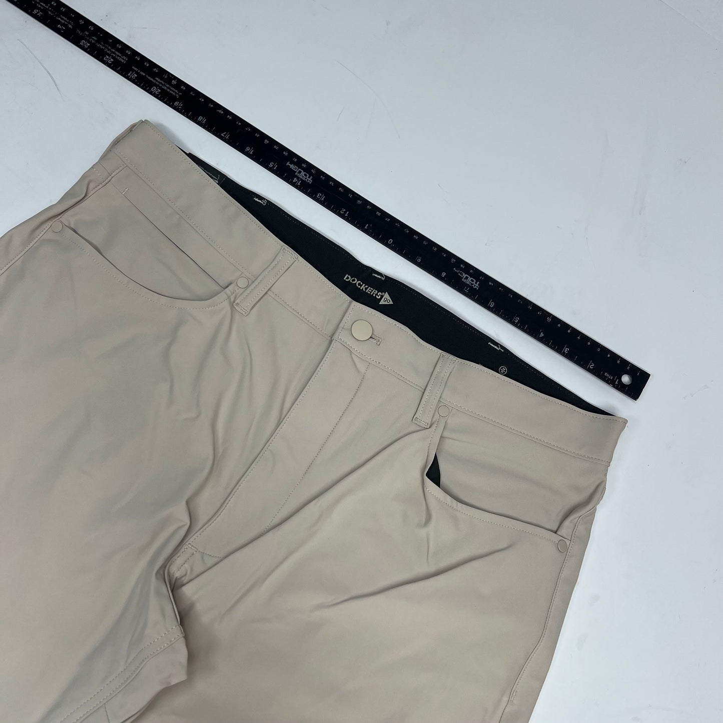 DOCKERS Go Airweave 5-pocket Straight Fit Pant Men's Sz 38x32 Khaki 003H80003