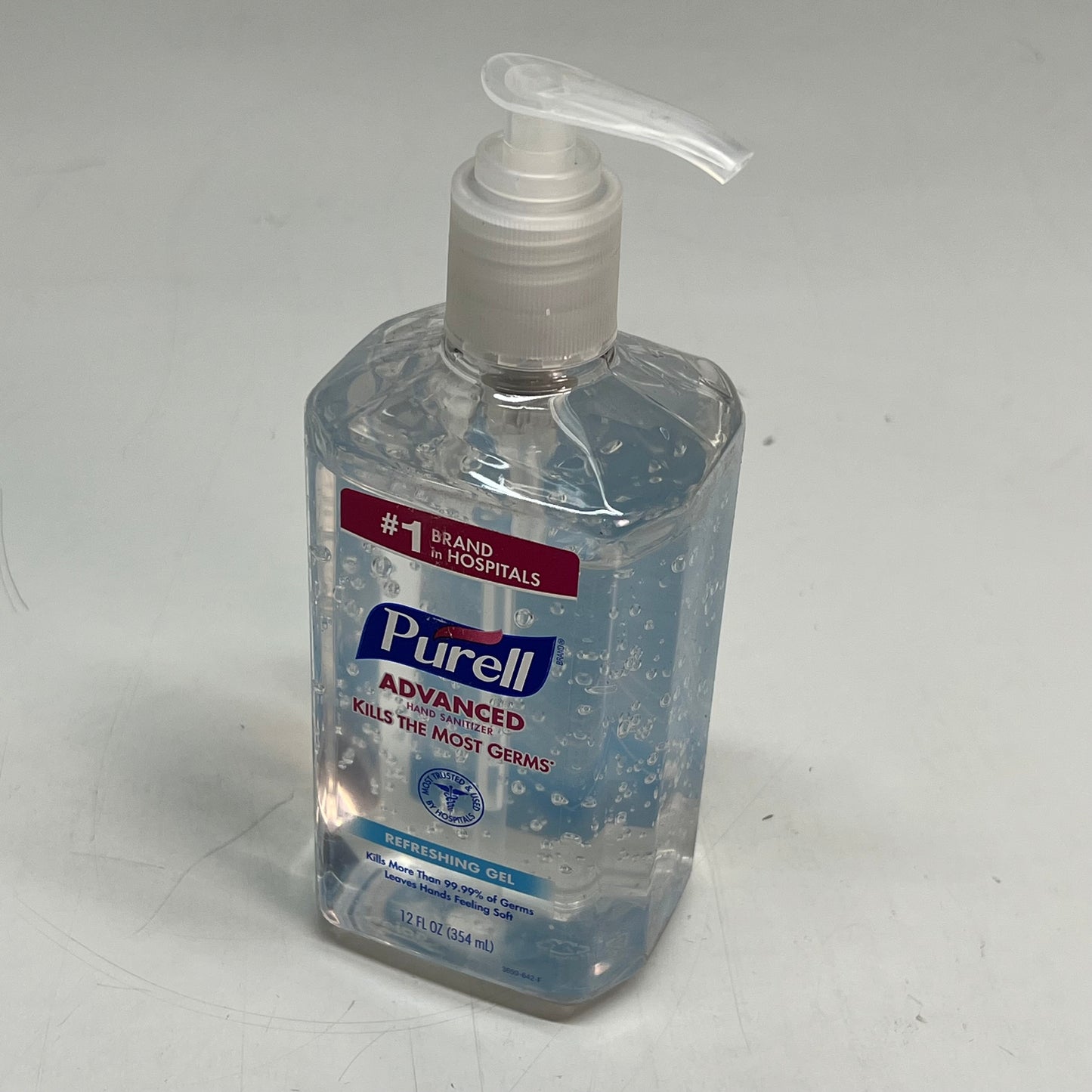 PURELL (10 PACK) Advanced Refreshing Sanitizing Gel Pump Bottle 12 Fl Oz Clear