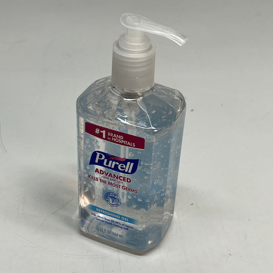 PURELL (10 PACK) Advanced Refreshing Sanitizing Gel Pump Bottle 12 Fl Oz Clear