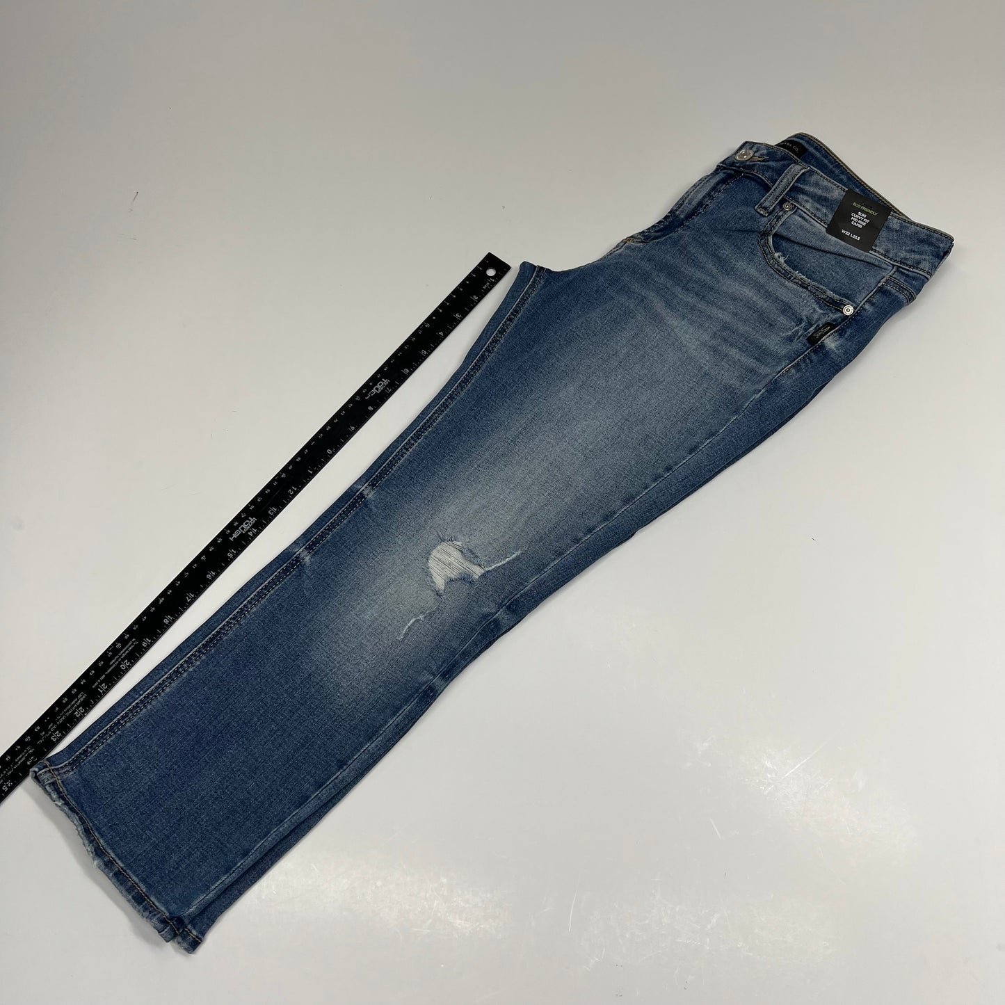 SILVER JEANS CO Suki Curvy Mid Rise Capri Womens Sz 32/23.5 Indigo L43920ECF252