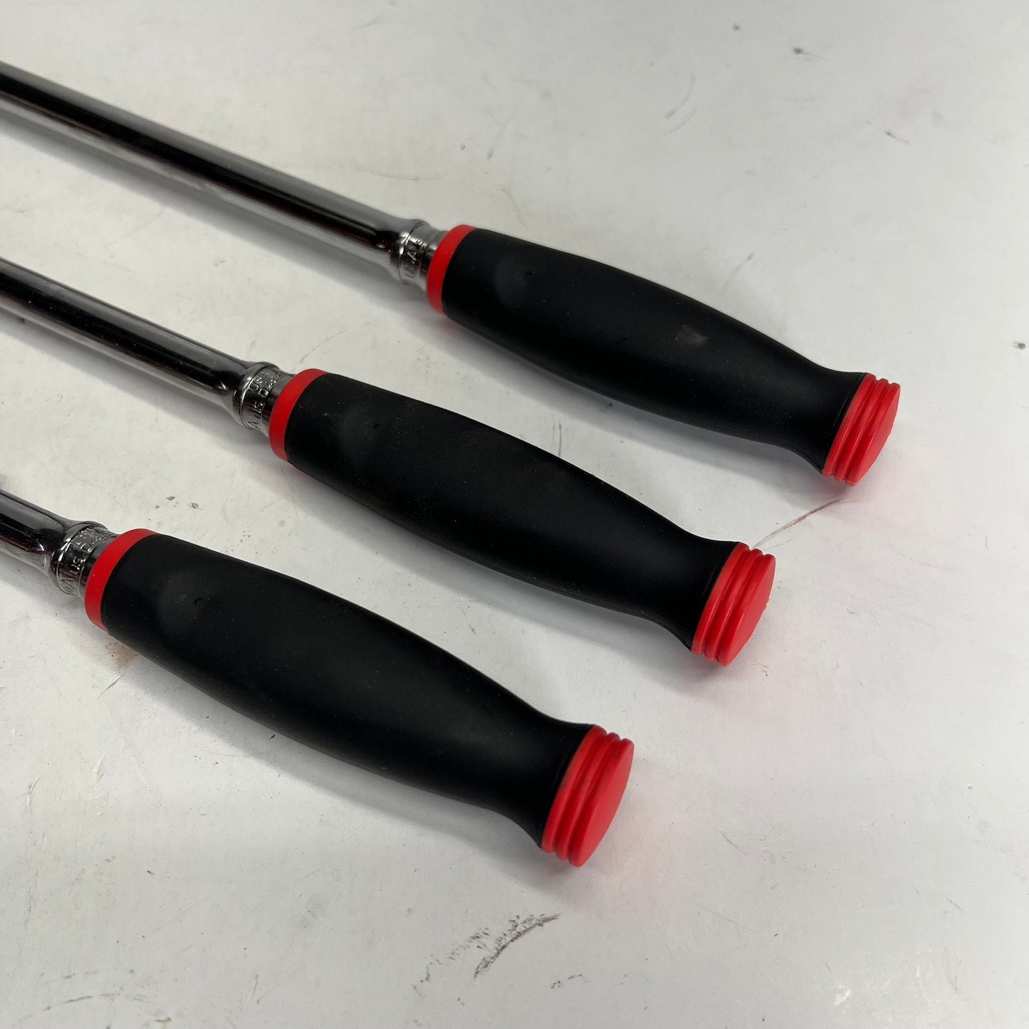 SNAP ON Soft Grip Flex Head Ratchet Set 4 Pc - 3/8" Drive 204RT04FR (As-Is)