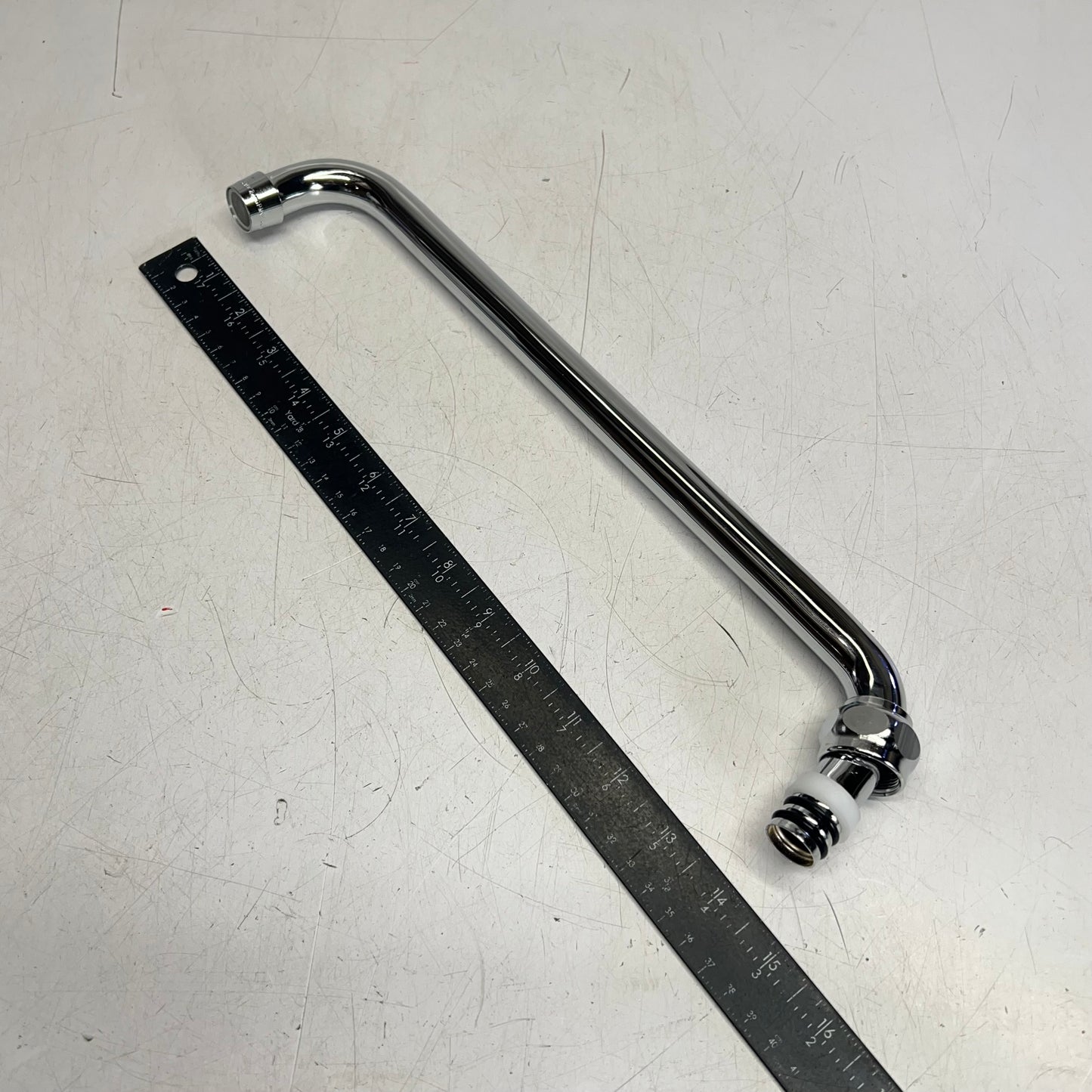 WATERLOO Pre-rinse Faucet Wall Mount  8" 1.15 GPM 44" Hose Chrome 750PRW814