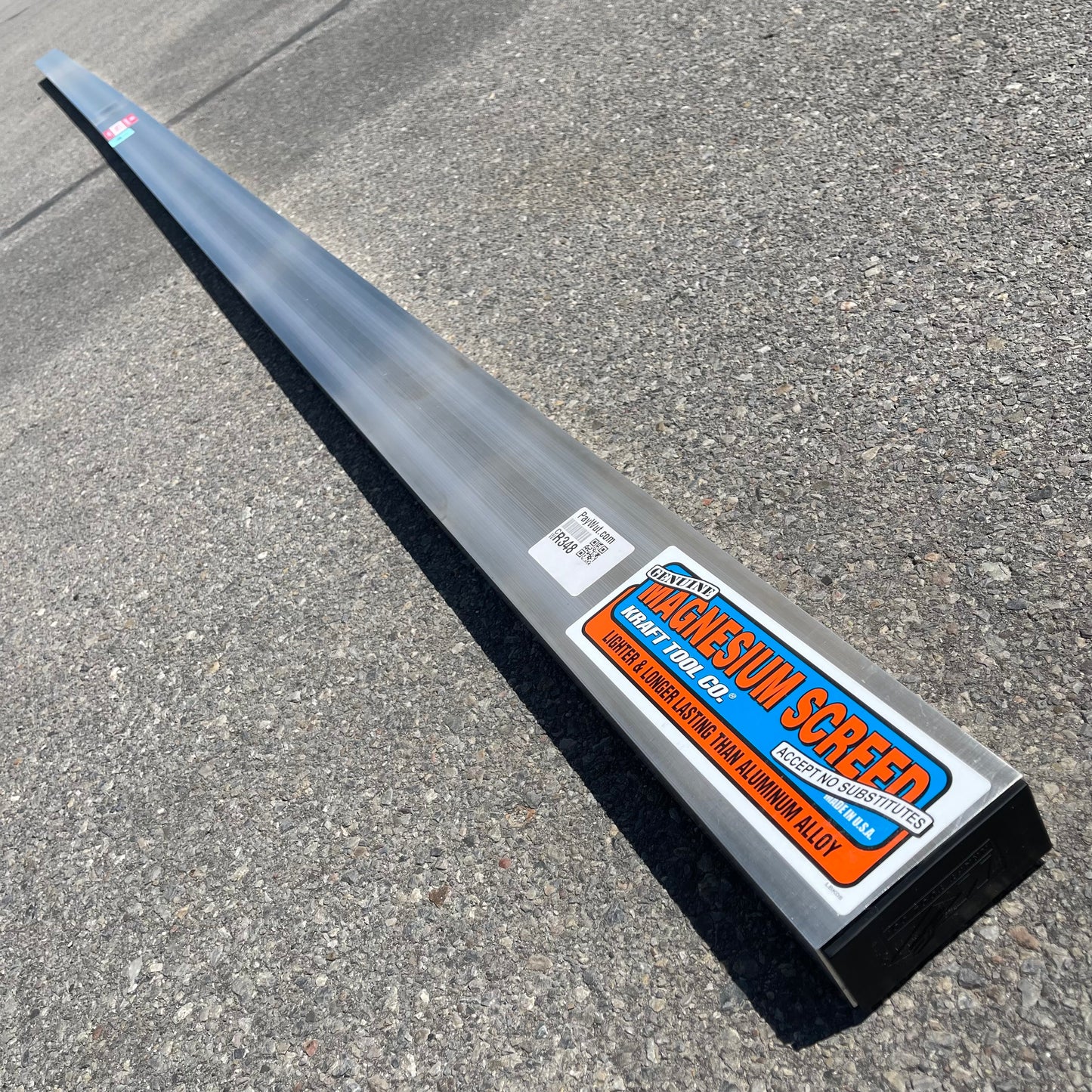 Z@ KRAFT TOOL CO. 16ft Magnesium Screed 192"x2"x4" CC416