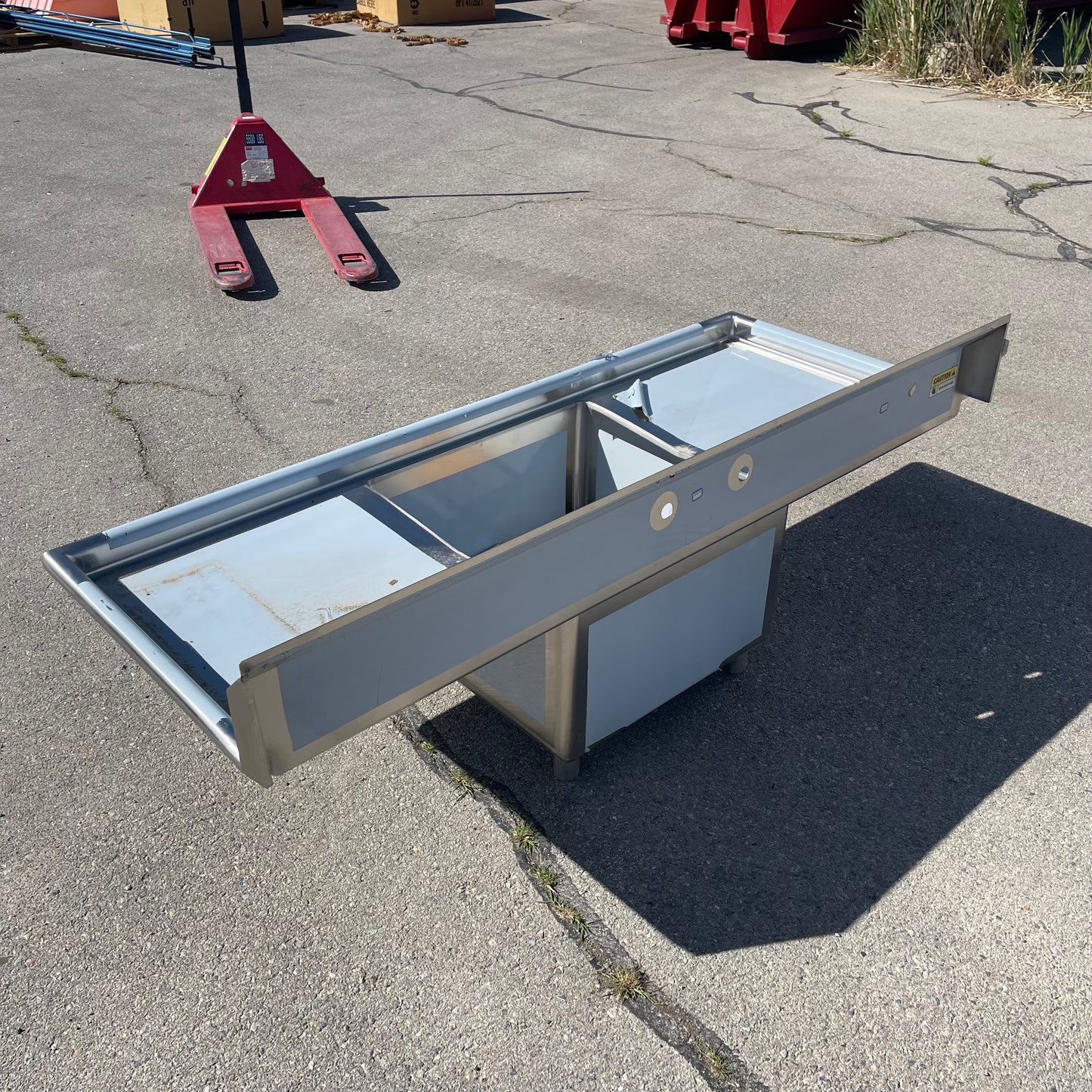 REGENCY One Compartment Commercial Sink Stainless Steel 600S12424224
