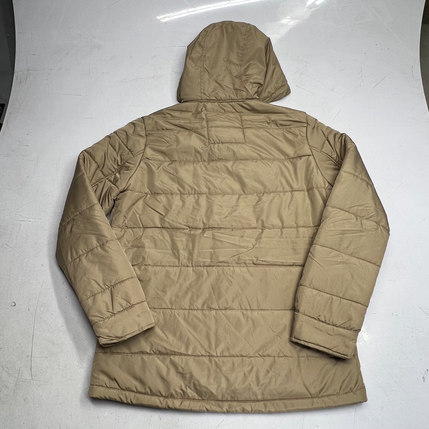HURLEY Fanes Hooded Shirt Coat Jacket Thermal Wall Men's Sz M Khaki H6N419FE
