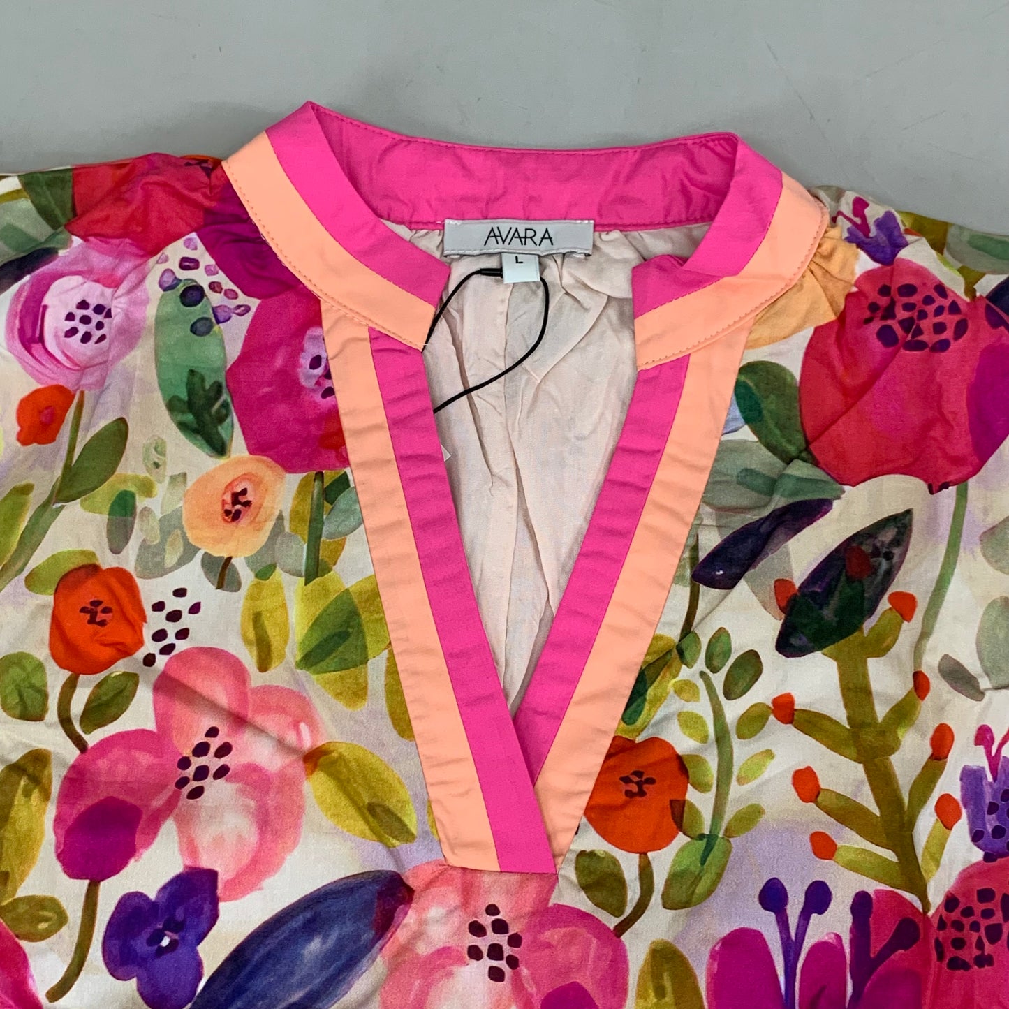 AVARA Grace Dress Women's Sz L Floral 14707-4