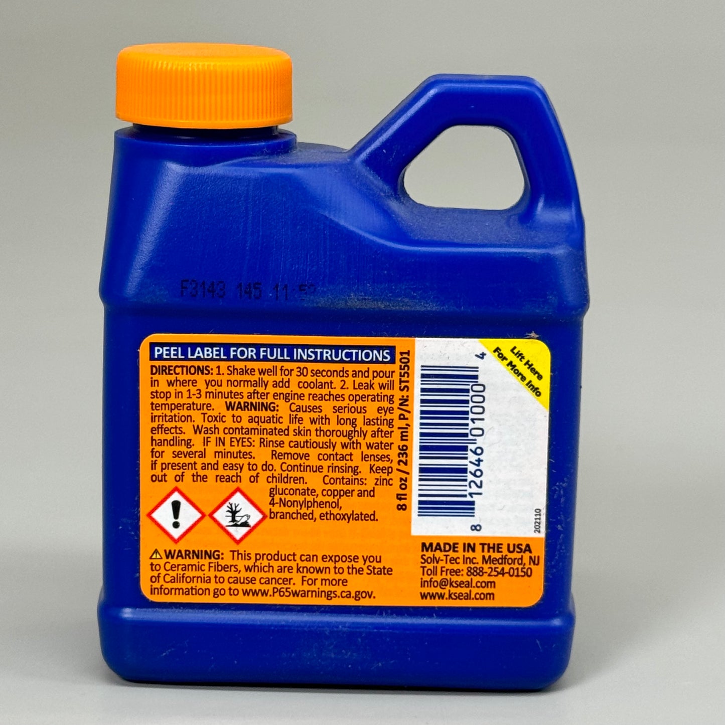 K-SEAL Multi-Purpose Permanent Coolant Leak Repair 1-Step Pour & Go 8fl oz ST5501