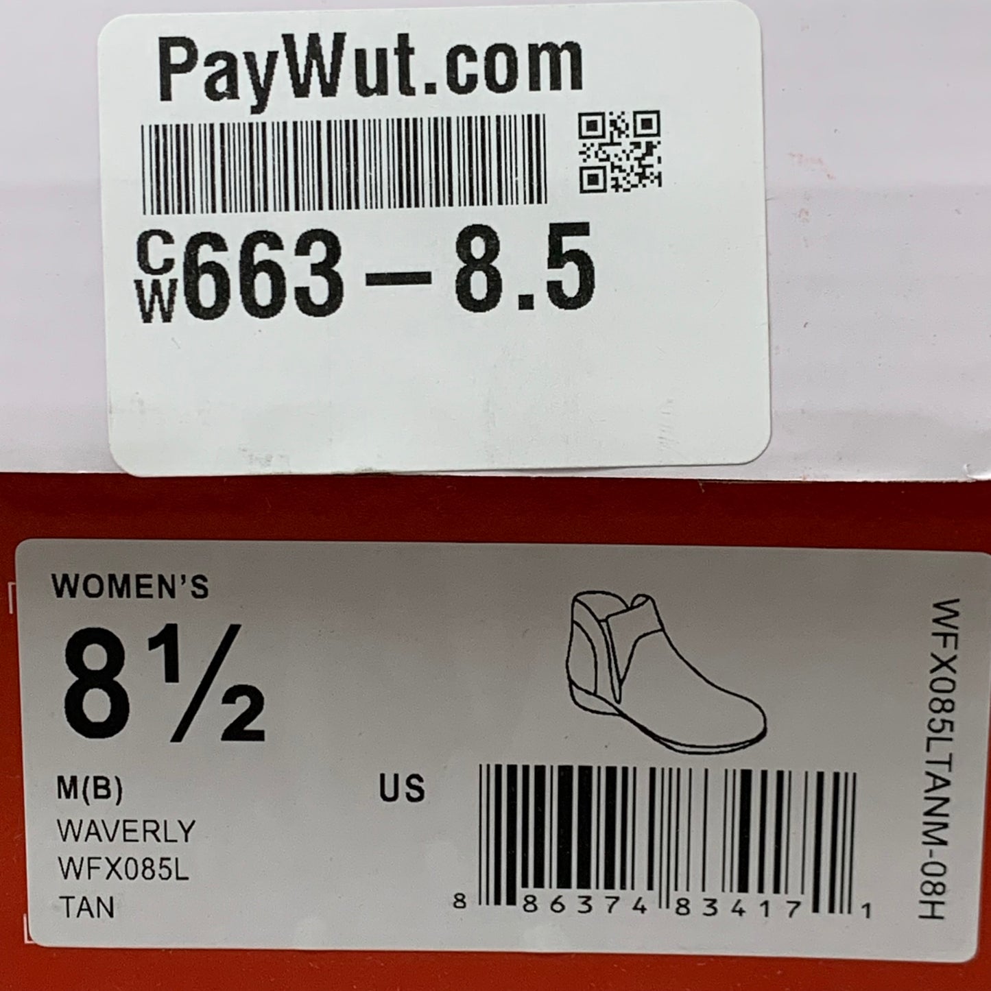 PROPET Waverly Leather Walking Ankle Boot Women's SZ 8.5 Tan WFX085LTANM-08H